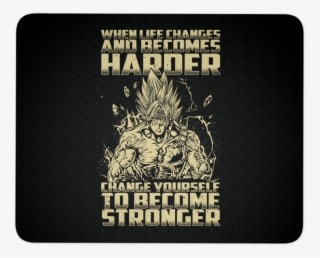 Super Saiyan Bardock Become Stronger Mouse Pad - Label - Transparent PNG Free Download