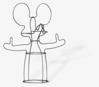 Standing Mouse - Frame - Line Art - Transparent PNG Free Download