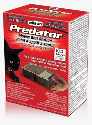 Wilson Predator Mouse Block Pre-filled Bait Station - Transparent PNG Free Download