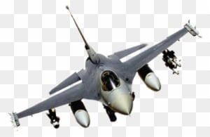 Military Png Hd - F-16 Fighting Falcon Rectangle Sticker - Transparent PNG Free Download