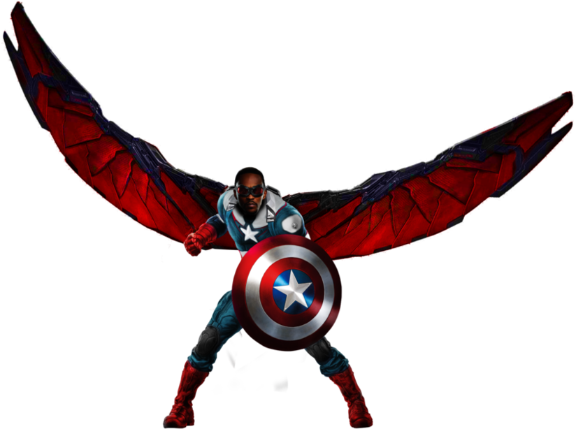 Falcon Captain America By Hb-transparent - Falcon Captain America Png - Transparent PNG Free Download