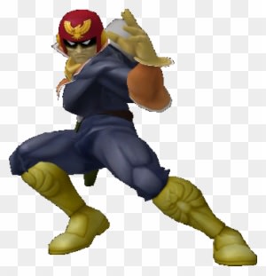 Ssbm Captain Falcon Render - Captain Falcon Super Smash Bros Melee - Transparent PNG Free Download