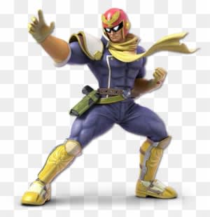 Robert On Twitter - Super Smash Bros Ultimate Captain Falcon - Transparent PNG Free Download