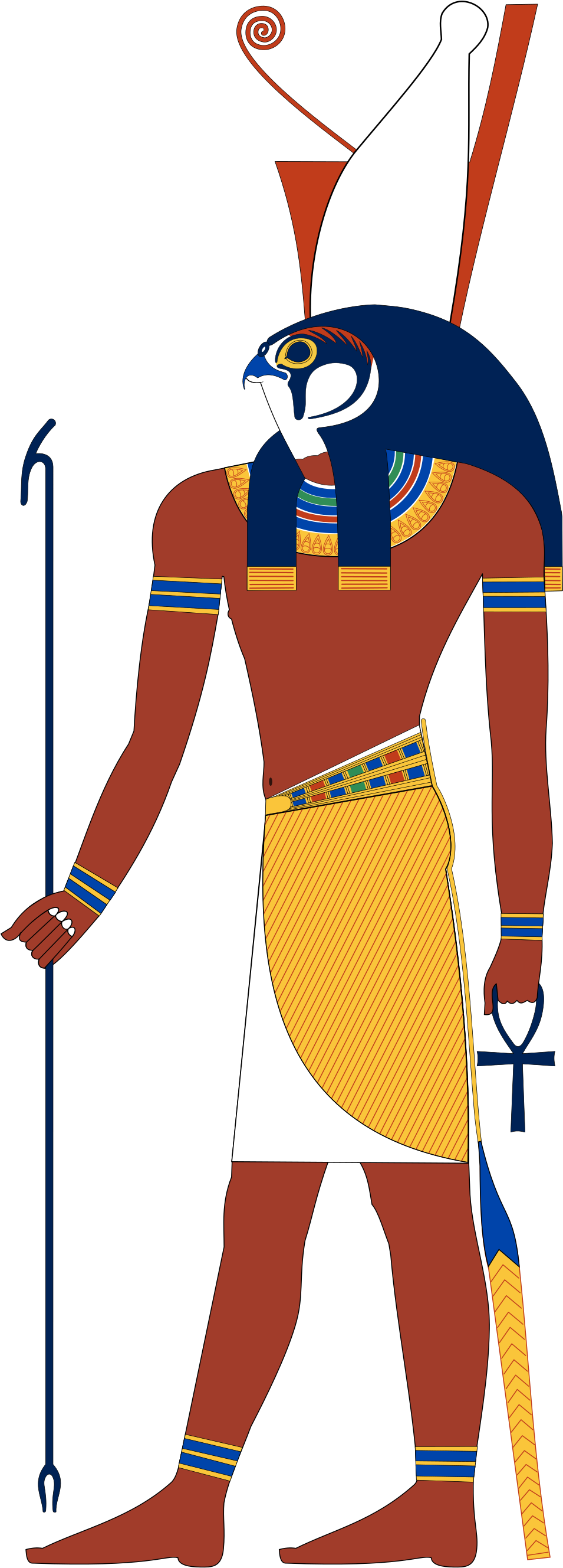 God Of War, Sky, And Falcons - Ancient Egypt God Khonsu - Transparent PNG Free Download