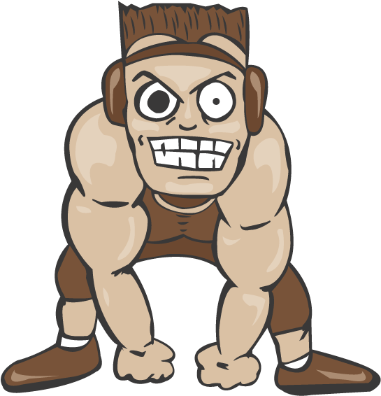 Falcon Clipart Wrestling - Varsity Wrestling Mylar Balloon - Transparent PNG Free Download