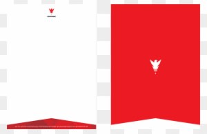 Where As In The Envelope, I Make Use The Opening Sleeve - Red And White Letterhead - Transparent PNG Free Download