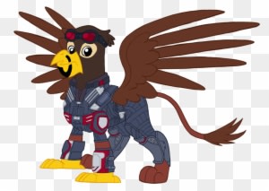 Falcon By Edcom02 - Griffin Art Mlp - Transparent PNG Free Download