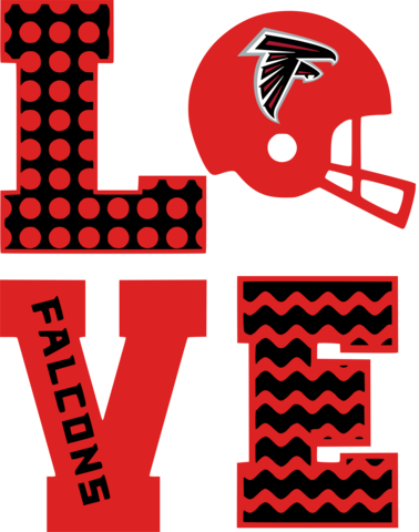 Falcons Love - Wall Parking Sign: Nfl Atlanta Falcons Field Zone, - Transparent PNG Free Download