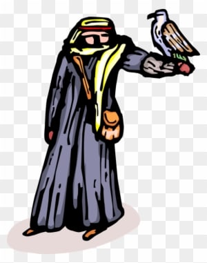 Vector Illustration Of Middle Eastern Arabian Man With - Vector Illustration Of Middle Eastern Arabian Man With - Transparent PNG Free Download