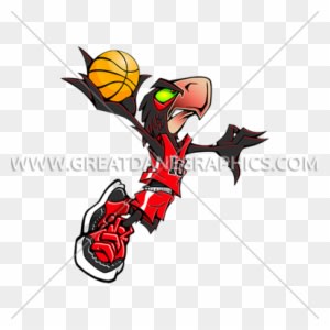 Cartoon Basketball Falcon - Cartoon - Transparent PNG Free Download