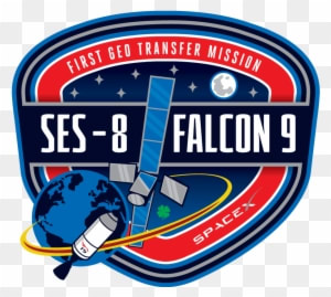 Spacex Falcon 9 V1 - Ses-8 - Transparent PNG Free Download