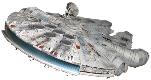 Millennium Falcon Star Wars Png Download Image - Star Wars - Millennium Falcon Die Cast Replica - Transparent PNG Free Download