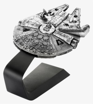 Millennium Falcon Pewter Collectible - Millennium Falcon - Transparent PNG Free Download