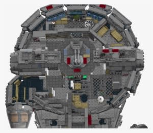 Lego Millennium Falcon Moc 7965/75105/dario's Mod/rebuild - Custom Lego Millenium Falcon Dario - Transparent PNG Free Download