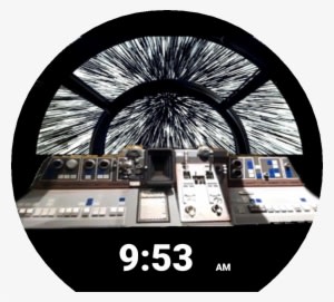 Millennium Falcon Cockpit Porcelain Card Pictures - Millennium Falcon Cockpit Lightspeed - Transparent PNG Free Download