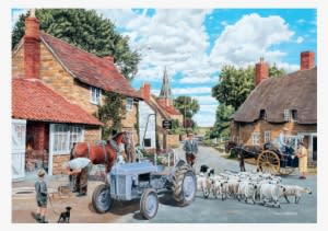 Falcon De Luxe Country Lane 500 Pieces - Falcon De Luxe - Country Lane Jigsaw Puzzle (500 Pieces) - Transparent PNG Free Download