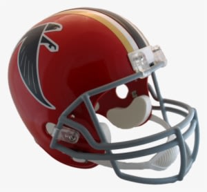 Atlanta Falcons Vsr4 Replica Throwback Helmet - Falcons Helmets - Transparent PNG Free Download
