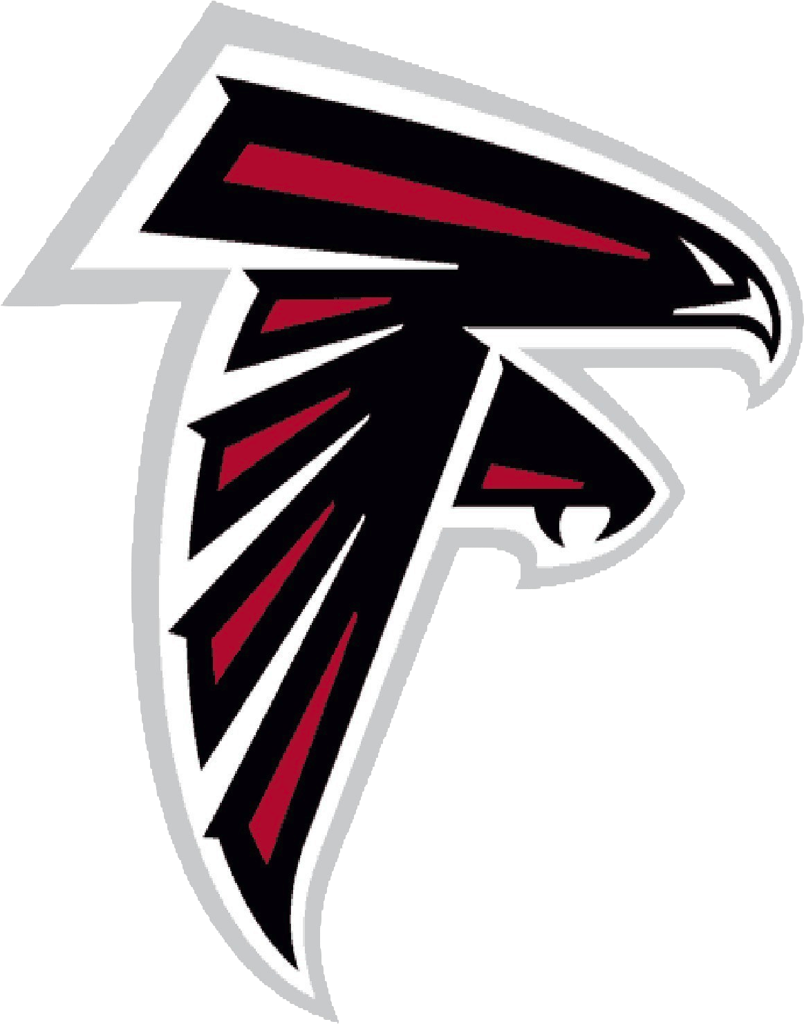 Images Of The Atlanta Falcons Football Logos - Atlanta Falcons Logo Png - Transparent PNG Free Download