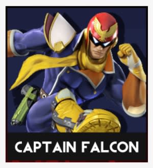 Captain Falcon-0 - Amiibo Super Smash Bros. Captain Falcon Wii U - Transparent PNG Free Download