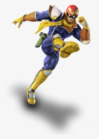 Captain Falcon Icon Ssb5 - Amiibo Super Smash Bros. Captain Falcon Wii U - Transparent PNG Free Download