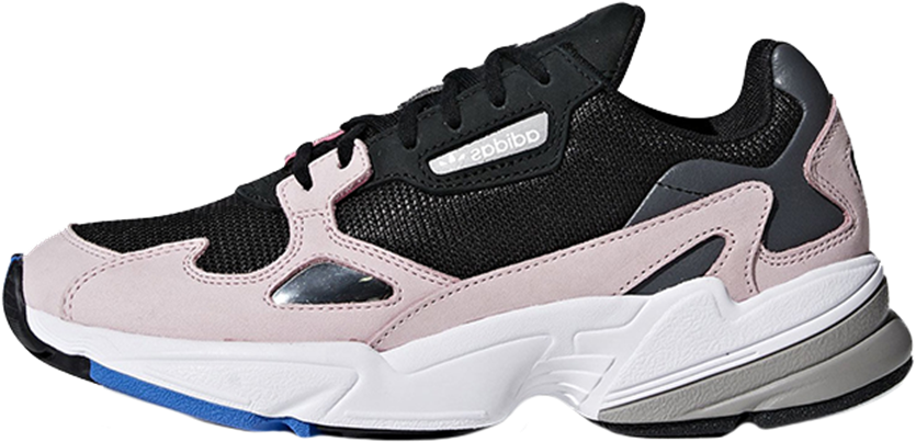 Picture Of Adidas Falcon Black/pink - Adidas Falcon Black Pink - Transparent PNG Free Download