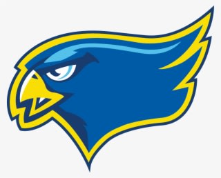 Athletic Mascot, The Falcon - Blue And Gold Falcon - Transparent PNG Free Download