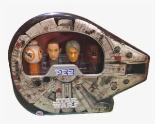 Star Wars Falcon - Pez Star Wars Millenium Falcon Set - Transparent PNG Free Download