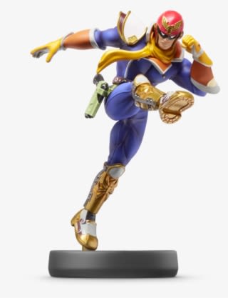 Captain Falcon Amiibo Figure By Nintendo - Captain Falcon Amiibo Png - Transparent PNG Free Download
