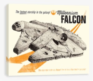 Fastest Starship In The Galaxy - Big Star Wars Millennium Falcon - Transparent PNG Free Download