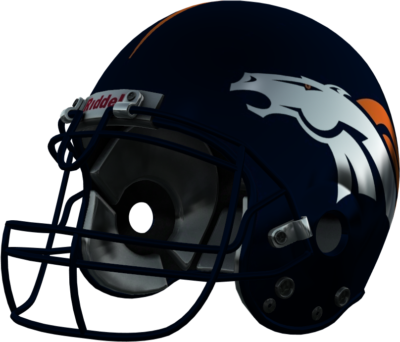 Denver Broncos, Denver Broncos - Football Helmet Falcons Png - Transparent PNG Free Download