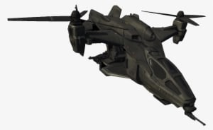 Sci Fi Ships, Concept Ships, Military Helicopter, Military - Halo Reach Falcon - Transparent PNG Free Download