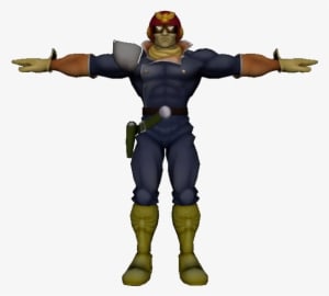 Download Zip Archive - Captain Falcon Smash Wii U Model - Transparent PNG Free Download