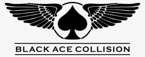 Black Ace Collision Logo - Lego Avenger Falcon - Transparent PNG Free Download