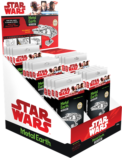 Picture Of Iconx Millennium Falcon Prepack - Topps Star Wars Journey To Episode Viii Blaster Box, - Transparent PNG Free Download