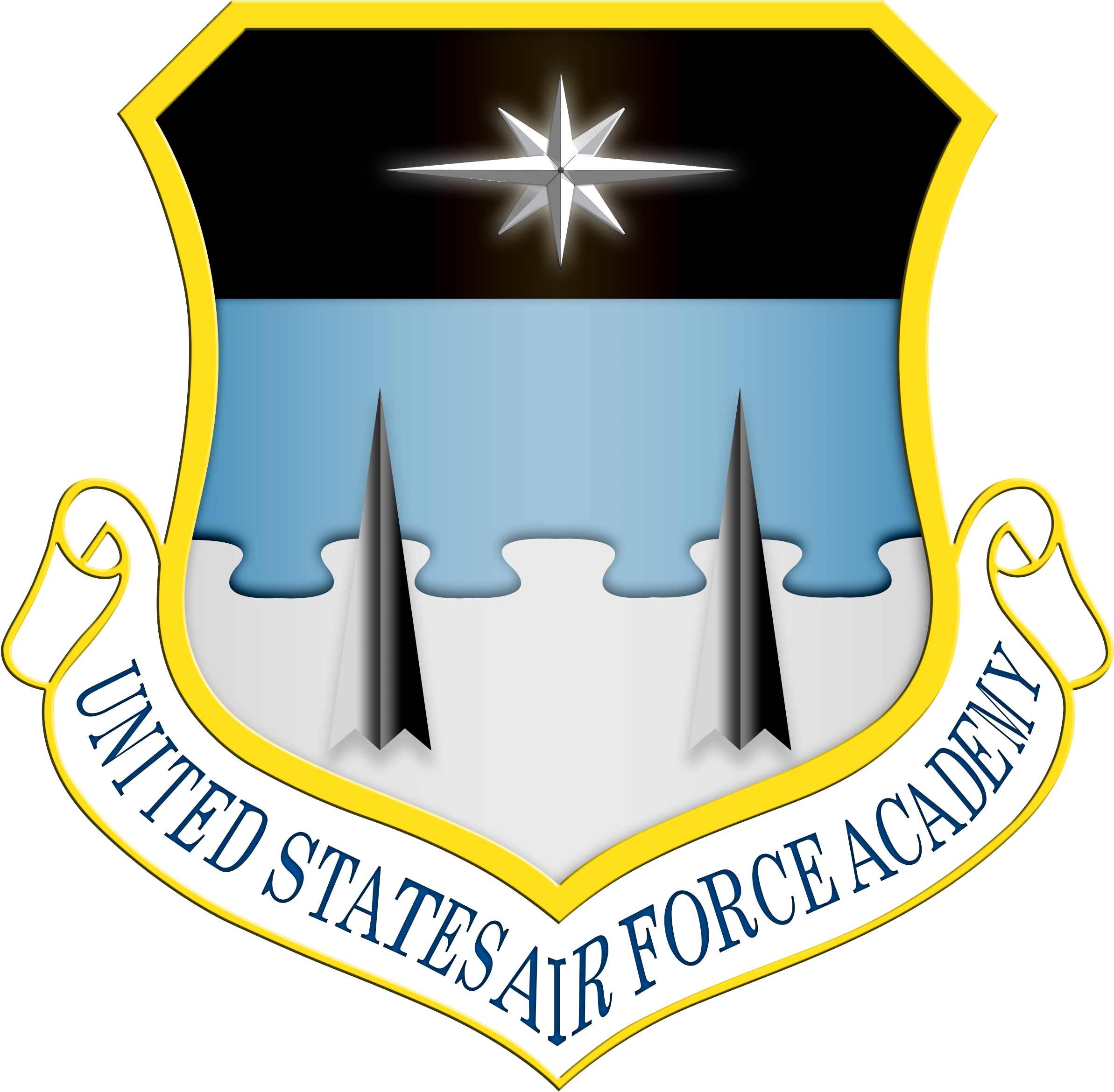 Air Force Falcons Logo Png - United States Air Force Academy Shield - Transparent PNG Free Download