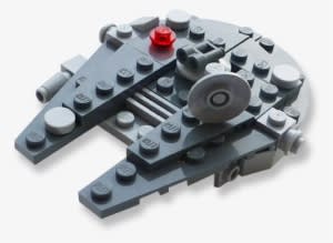 Brick Star Wars Millennium Falcon Photo Transparent - Construction Set Toy - Transparent PNG Free Download