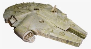 Matchstick Millennium Falcon - Scale Model - Transparent PNG Free Download