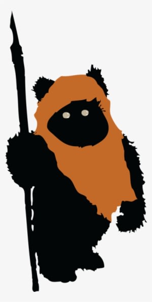 Ewok Vector By Azza Deviantart Com On - Ewok Silhouette - Transparent PNG Free Download