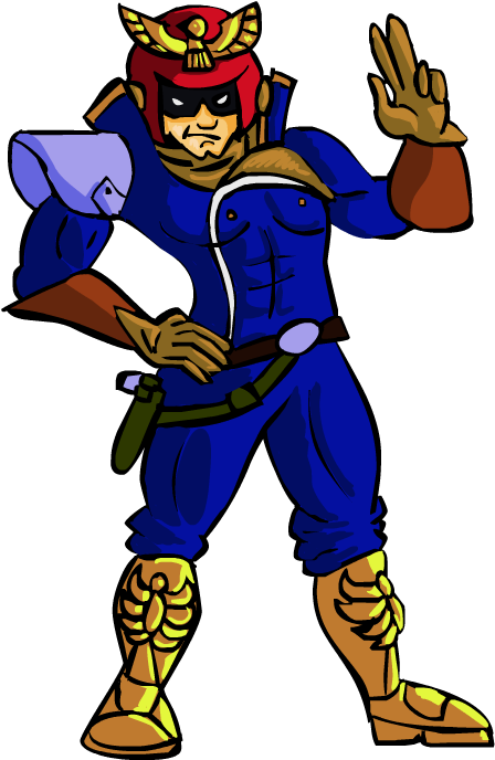 Captain Falcon - Wallpaper - Transparent PNG Free Download