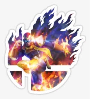 Captain Falcon Knee Wallpaper Jp-3 Â€º Portfolio Â€º - Super Smash Bros (nintendo Wii U, Dvd-rom) - Transparent PNG Free Download