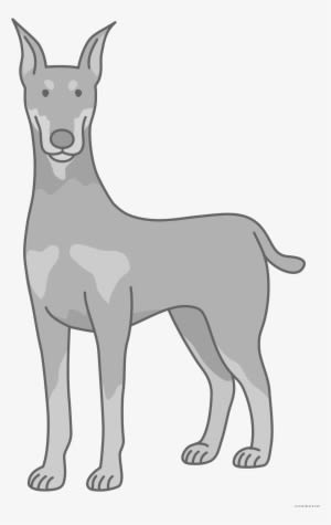 Prairie Falcon Clipart Sock - ドーベルマン イラスト - Transparent PNG Free Download