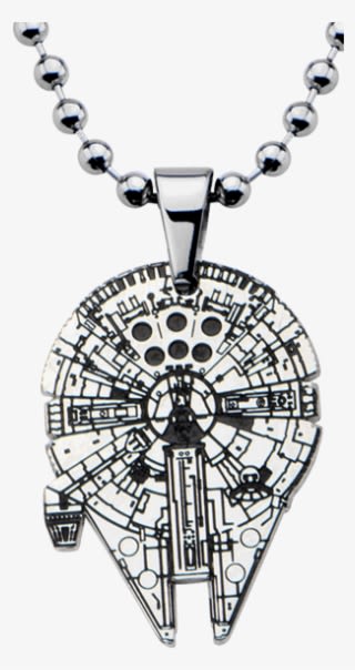 Millennium Falcon Pendant Necklace - Transparent PNG Free Download