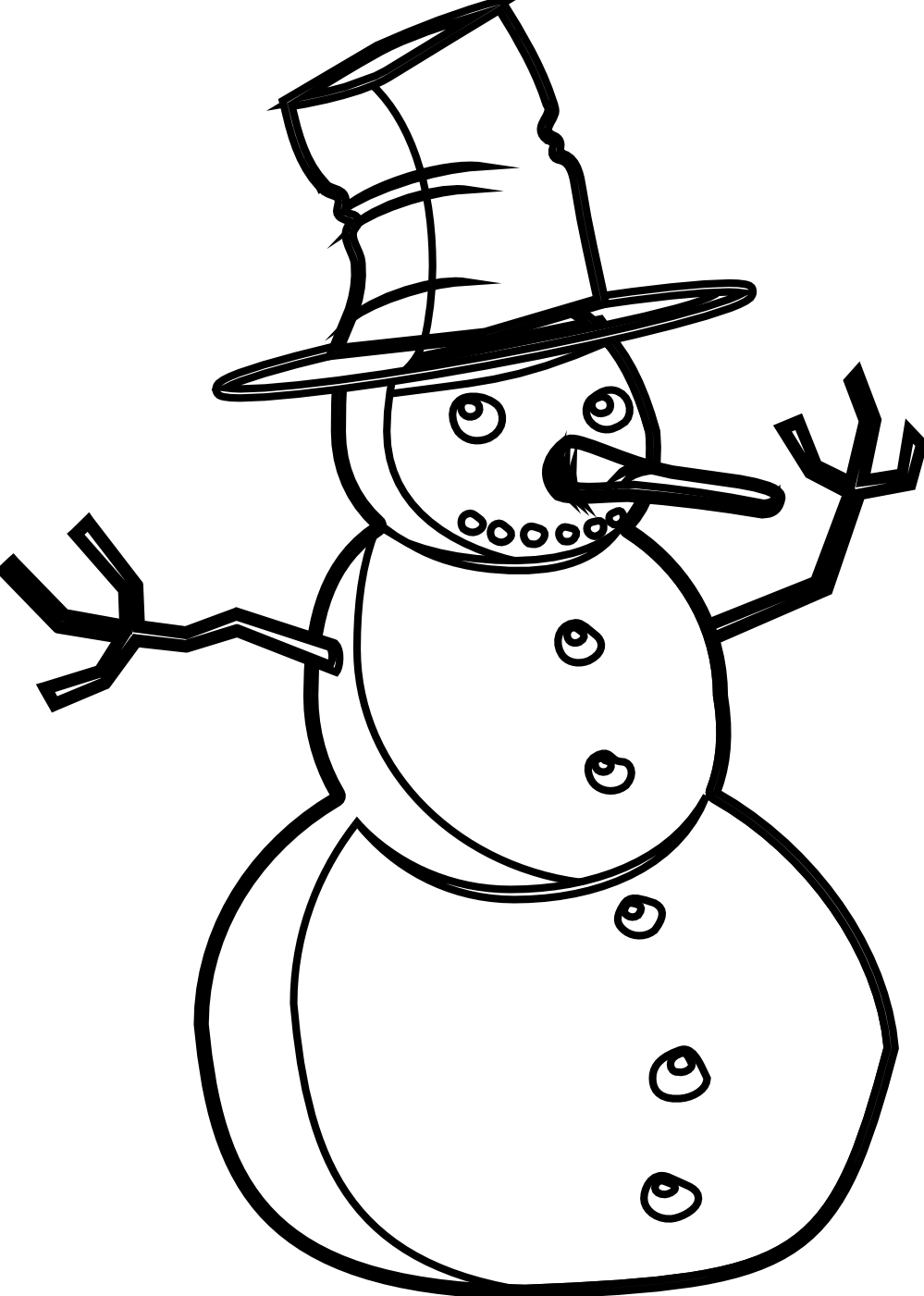 Snowman Black And White Snowman Black And White Snowman - Black And White Snowman Png - Transparent PNG Free Download
