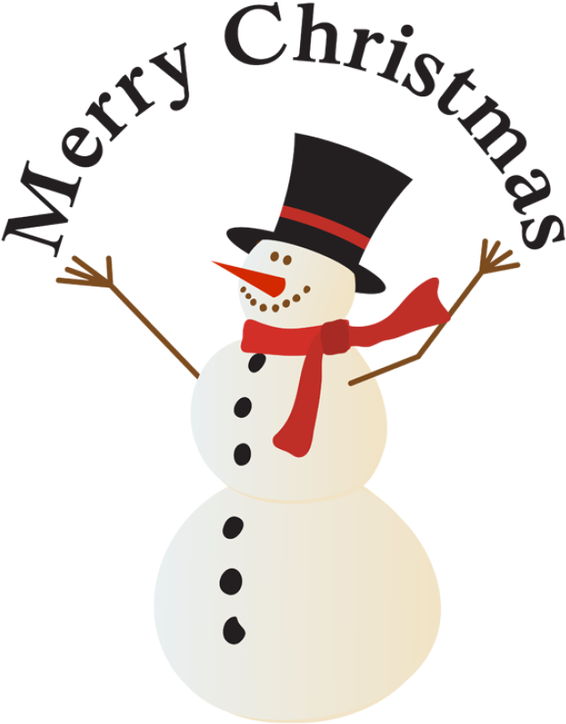 Merry Christmas Snowman Clipart - Merry Christmas Snowman Clipart - Transparent PNG Free Download