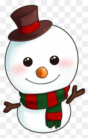 Clipart Christmas Snowman 8 Happy New Year Greetings - Cute Snowman Clipart - Transparent PNG Free Download