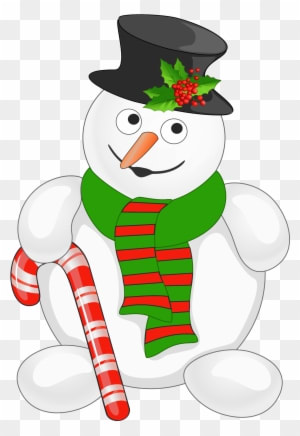 Free Candy Cane Clipart Public Domain Christmas Clip - Snowman With Candy Cane - Transparent PNG Free Download