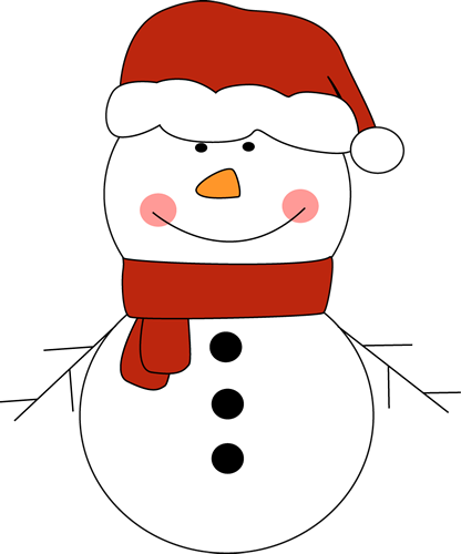 Snowman In Santa Hat Clip Art Free Clipart Images - Snowman With Red Hat - Transparent PNG Free Download
