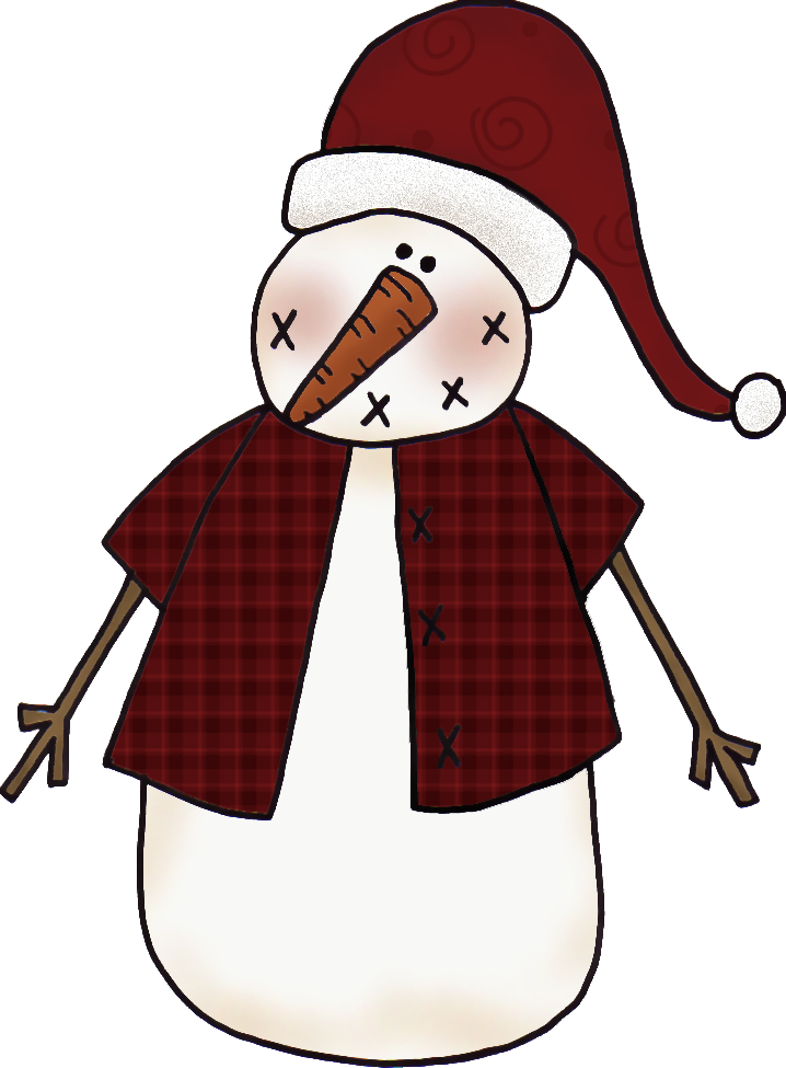 Primitive Clip Art - Primitive Snowman Clip Art - Transparent PNG Free Download
