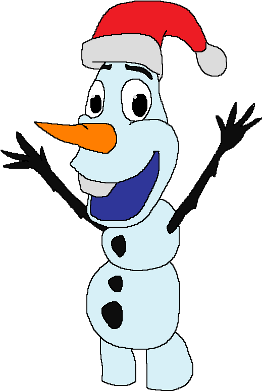 Happy Holidays From Olaf By Kylgrv - Snowman - Transparent PNG Free Download