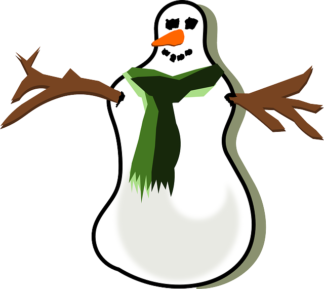 Xmas, Winter, Christmas, Snow, Scarf - Snowman - Transparent PNG Free Download